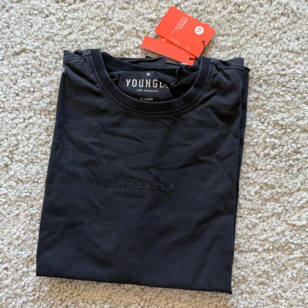 Men's YoungLA4097 - Cropped Tailored Tees 4097 XL, NWT, BlackWash(SoldOut) - Picture 7 of 7
